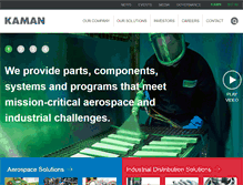 Tablet Screenshot of kaman.com